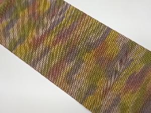 リサイクル　本場筑前博多抽象霞模様織出し名古屋帯